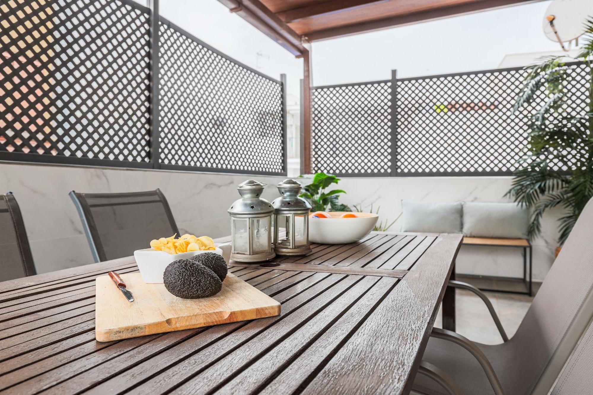 Апартаменти Fantastico Atico 2 Hab Y Gran Terraza Privada Севілья Екстер'єр фото