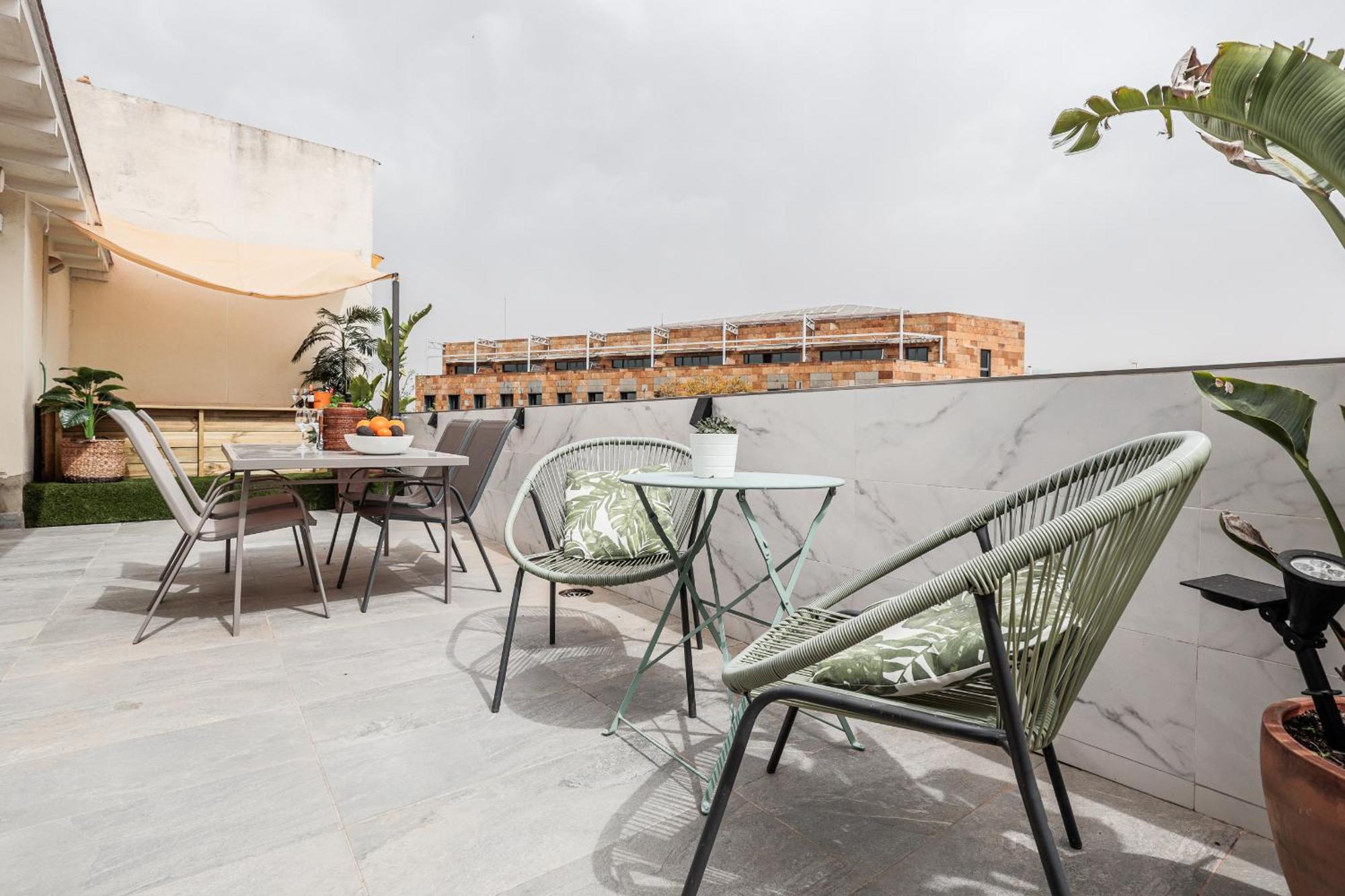 Апартаменти Fantastico Atico 2 Hab Y Gran Terraza Privada Севілья Екстер'єр фото